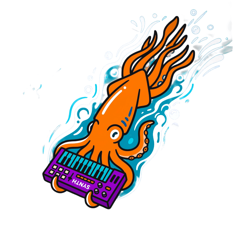 SynthSquid Mascot